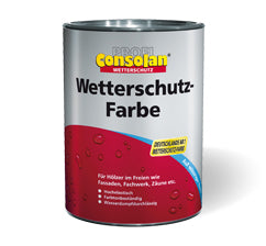 Consolan Wetterschutz-Farbe Braun 208 0,75 Liter